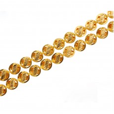 22K Gold KL Rail Chain